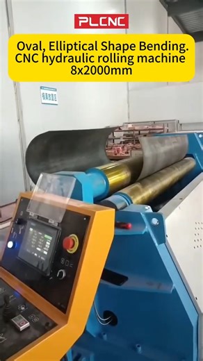 Oval tube bending machine. CNC roll bending machine. #metakbending #tank #cylinder #tube #rollingmachine #bendingmachine #stainlesssteel #carbonsteel #metalworking | Jiangsu Pully Rolling Machines