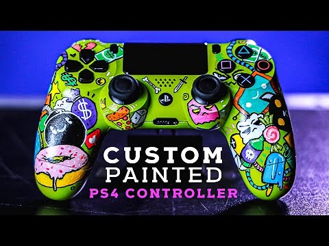 Custom Painted PS4 Controller