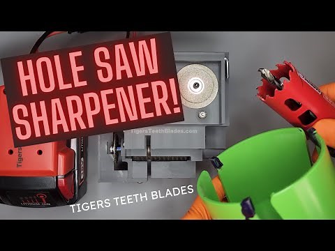 How To Sharpen Steel & Carbide Hole Saws Fast