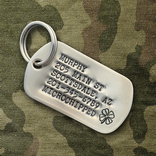 Dog Tag for Your Dog, Personalized Dog Name Tag - Etsy