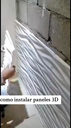 Tutorial de instalación de paneles 3D para decorar paredes