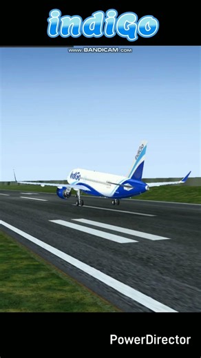 [Flightgear] i n d i G o #flightgear #airbus #a320 #landing #shorts #aviation #bharat #punjab