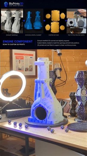 Creality Raptor Pro Blue Laser Mode 3D Scanning #3DScanning