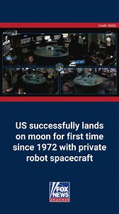 554K views · 4K reactions | OUT OF THIS WORLD: Intuitive Machines’ Odysseus lunar lander completed its historic mission on Thursday evening when it touched down in the South Pole region of the moon. Read more at the link in bio. | Fox News | Facebook