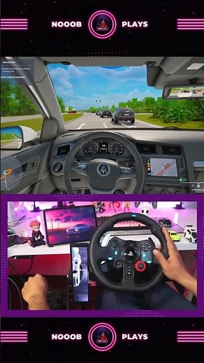 City Driving Simulator POV 😳 | First Time on Highway – Logitech G29 & Manual Shifter