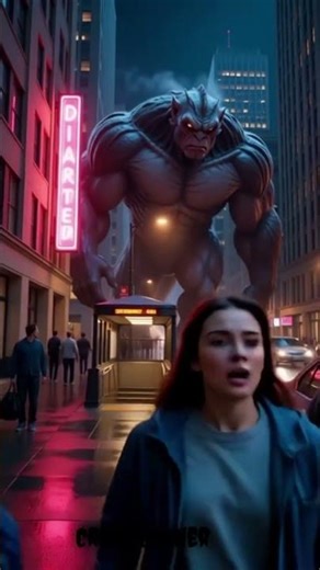 Terrifying Monster Emerges – People Run in Fear | Ultra Realistic Horror Scene