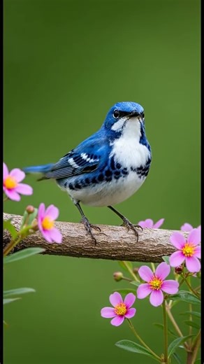 Song of Spring in Brilliant Blue