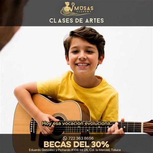 Musas Academy on Instagram: "⭐️𝐌𝐮𝐬𝐚𝐬 𝐀𝐜𝐚𝐝𝐞𝐦𝐲⭐️ ✨𝐸𝑙 𝑖𝑛𝑖𝑐𝑖𝑜 𝑑𝑒 𝑔𝑟𝑎𝑛𝑑𝑒𝑠 𝑡𝑎𝑙𝑒𝑛𝑡𝑜𝑠✨ 🔥𝟯𝟬% 𝗱𝗲 𝗱𝗲𝘀𝗰𝘂𝗲𝗻𝘁𝗼🔥 🥳𝑰𝑵𝑺𝑪𝑹𝑰𝑷𝑪𝑰𝑶́𝑵 𝑮𝑹𝑨𝑻𝑰𝑺🙌 Escríbenos y asegura su lugar hoy. 🎶 📲WhatsApp (722) 3638656 👉 https://wa.link/i7kbsj Hace 11 años, en Toluca, nació Casa Musas… un espacio donde el arte no era espectáculo, era vocación. Hoy esa vocación evoluciona. Nace Musas Academy 🎓✨ La escuela donde formamos a los artistas desde pequeños. Clases de