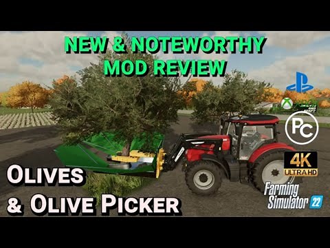 Olives + Olive Picker | Mod Review | Farming Simulator 22