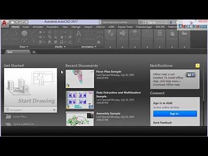 How to create and customize drawing workspace for easy drawing in AutoCAD