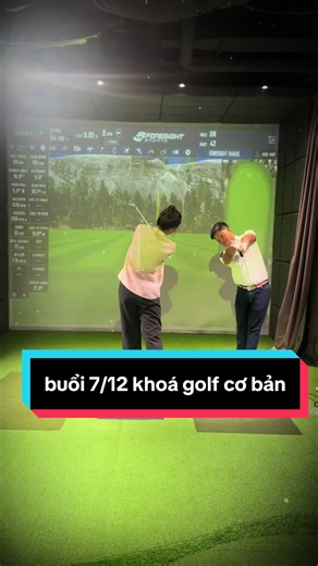 Buổi tập 7/12 hoàn thiện swing dần thui 🥰#quangseu #golfswing #Thegolfhub #viral #golfcoach