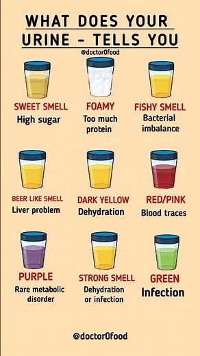 What Your Urine Tell You About Your Health | Urine Color & Smell Explained #healthylifestyle #health