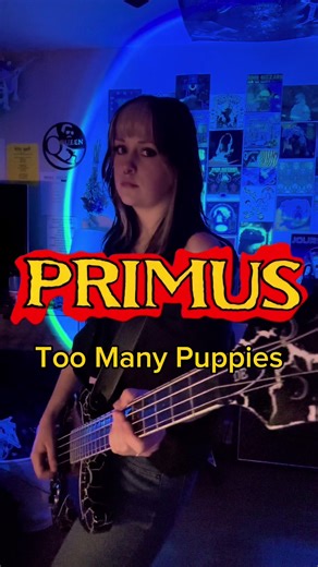 PRIMUS- Too Many Puppies - - - - - - - - - #primus #lesclaypool #basscover #bassist #primussucks