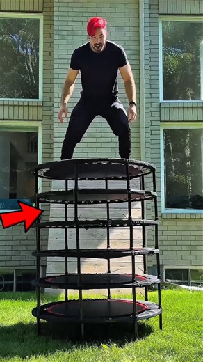 Trampoline Flip Challenge 💪