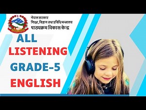 Class 5 listening. GRADE 5 NEW ENGLISH LISTENING | NEW COURSE 2080 | English listening of grade-5