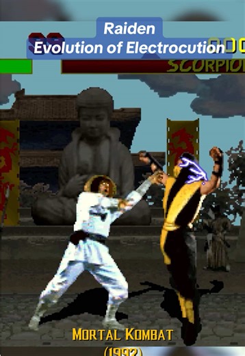 Raiden | Evolution of Electrocution #raiden #fatalitymortalkombat #eldergod #arcade #retro
