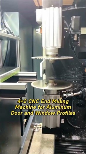 4+2 CNC End Milling Machine for Aluminum Door and Window Profiles