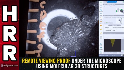 Remote Viewing PROOF under the microscope using molecular 3D structures