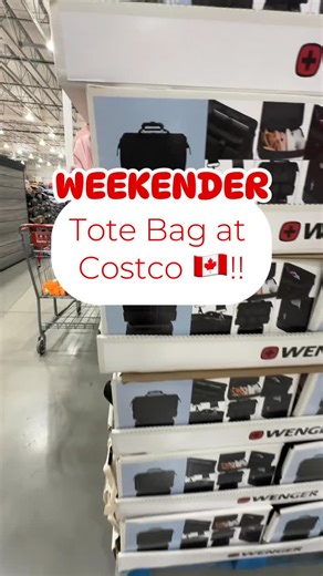 Costco Finds Canada on Instagram: "Viral Weekender Tote Bag from @wenger_official now available in pink, off white and black!!! Such a great deal!! Price $59.99 📍NW Toronto #Costco #CostcoFindsCanada #CostcoFinds #costcohaul #costcocanada #deals #weekender #weekenderbag #totebag #travel"