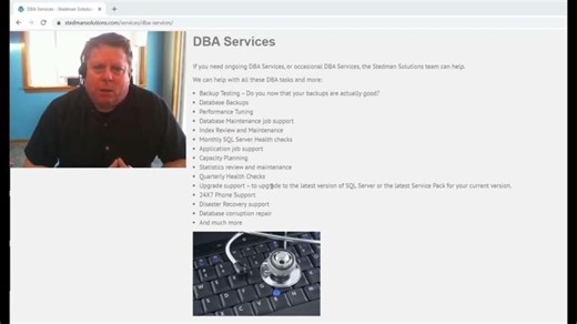 SQL Server Database Administrator Services Stedman Solutions | Stedman Solutions, LLC