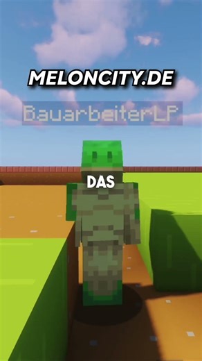 COMMUNITY Power AUF MEINEM CITYBUILD SERVER. 💪 #minecraft #meloncity #minecraftserver