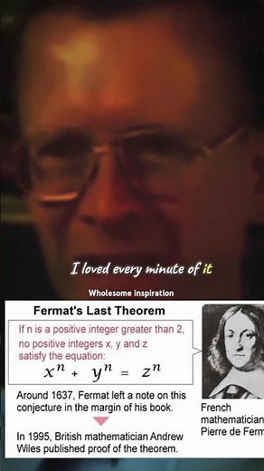 "The 350-Year Mystery of Fermat's Last Theorem: Solved!" #inspiration