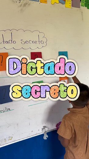 18K views · 4.7K reactions | Una forma divertida y significativa de fortalecer la lectoescritura desde el juego. El dictado secreto permite a los niños reconocer palabras, relacionarlas con imágenes y disfrutar del proceso de escribir. ✏️ #Educación #Pedagogía #Dictados #Lectoescritura #DictadoSecreto | Profe Diana Paola | Facebook