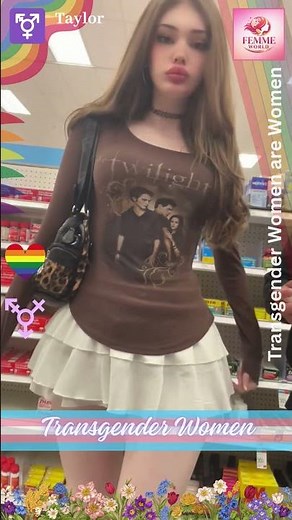 Taylor Beautiful Trans Woman Glow 😍✨ #shorts #transgender #viral