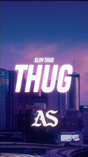 Slim Thug - Thug (Lyrics)