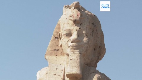 Los famosos colosos de Memnon han sido restaurados en Egipto
