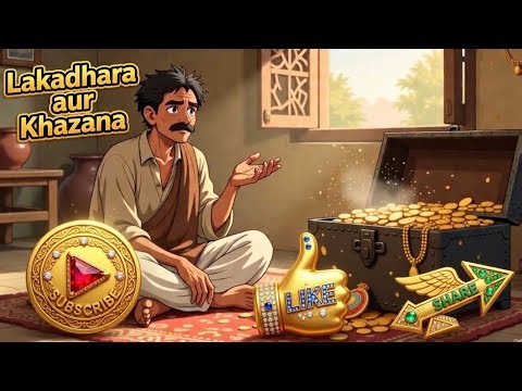 Lakadhara vs gold | cartoon hindi | Funny story