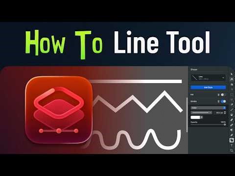 Pixelmator Pro: How to Draw Straight Lines (Vector Basics)