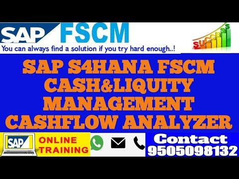 SAP S4HANA FSCM|| CASHFLOW ANALYZER FIORI|| CASH FLOW ANALYSIS