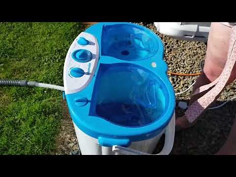 LEISUREWISE twin tub washing machine full use demo.