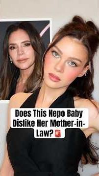 Does This Nepo Baby Dislike Her Mother-in-Law? #shorts #brooklynbeckham #beckhamfamily