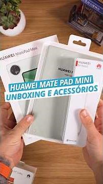 Que tablet incrível que é esse HUAWEI MatePad Mini! Em breve no Canal! #Tablet #HUAWEI #MatePadMini