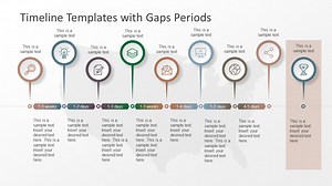 Timeline Templates with Gaps Periods - SlideModel