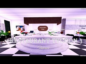 [튜토리얼] 레스토랑타이쿤3 인테리어 restaurant Tycoon 3 Interiors