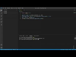 Cách sửa lỗi không import được gói numpy trong Visual Studio Code python How to fix numpy package.