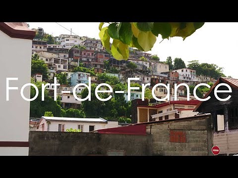 Fort-de-France Walking Tour, Martinique - 4K UHD - Virtual Trip