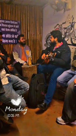The Hutsss on Instagram: "Unplanned Jamming and pure vibes at The Hutsss... ✨️🔥 Soft strings, slow evenings and that old-school 90s calm in the air 🎸✨ #TheHutsssBhilai #JamSession #UnpluggedVibes #MusicMoments #GoodVibesOnly"