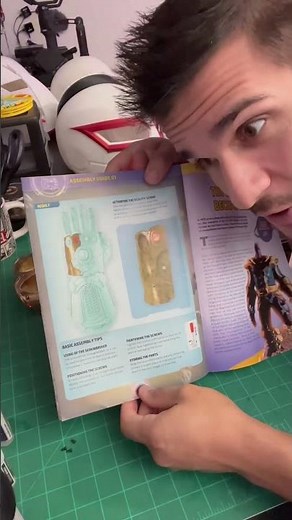 Building a FULL SCALE Metal Infinity Gauntlet! #shorts