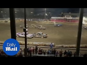 Woman killed in Montana demolition derby crash