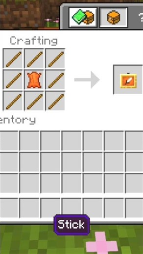 how to make a item frame in minecraft bedrock edition #minecraft #blockcraft3d