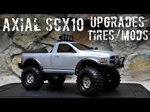 Axial SCX10 Upgrades and Mods: Tires, Wheel Weights and Battery Relocation