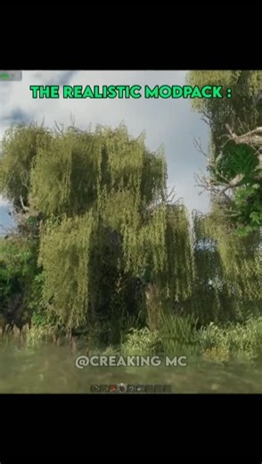 Minecraft Realistic Mod ☠️ #shorts