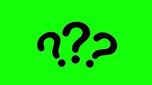 Download Question mark symbol on green screen free for free