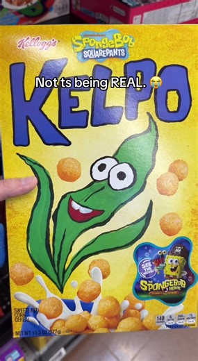 Kelpo is real. Do I try it next video? 👀 #spongebob #cannedbread #fyp #spongebobmeme #spongebobsquarepants