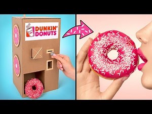 Comment Faire un Distributeur Automatique de Donuts en Carton ? 🍩