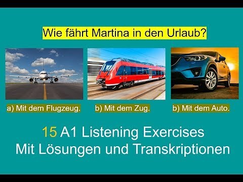 Goethe Certificate A1 Listening l Start Deutsch 1 Listening l 15 Listening Comprehension Exercises
